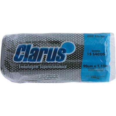imagem de SACO P/LIXO CLARUS 200L PRETO 15UN