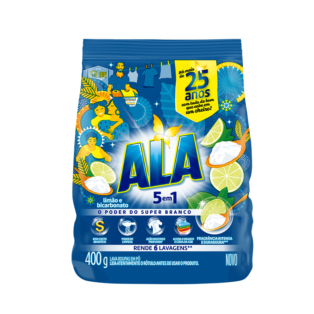 imagem de DET.PO ALA LAV.400G LIMAO/BICARBONATO
