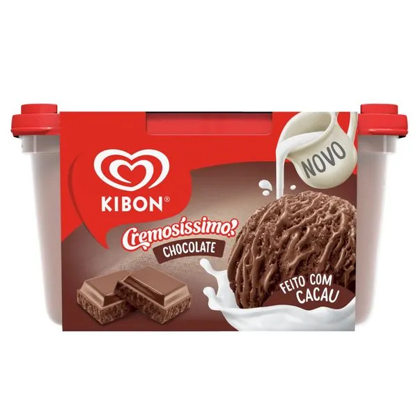 imagem de SORVETE 1,5L KIBON CHOCO.CREMOSISSIMO