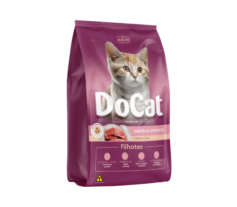 imagem de RACAO DOCATE 1KG PREM.FL.CARNE LEITE