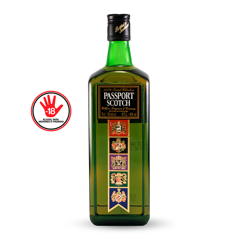 imagem de BEBIDA WHISKY PASSPORT 1L