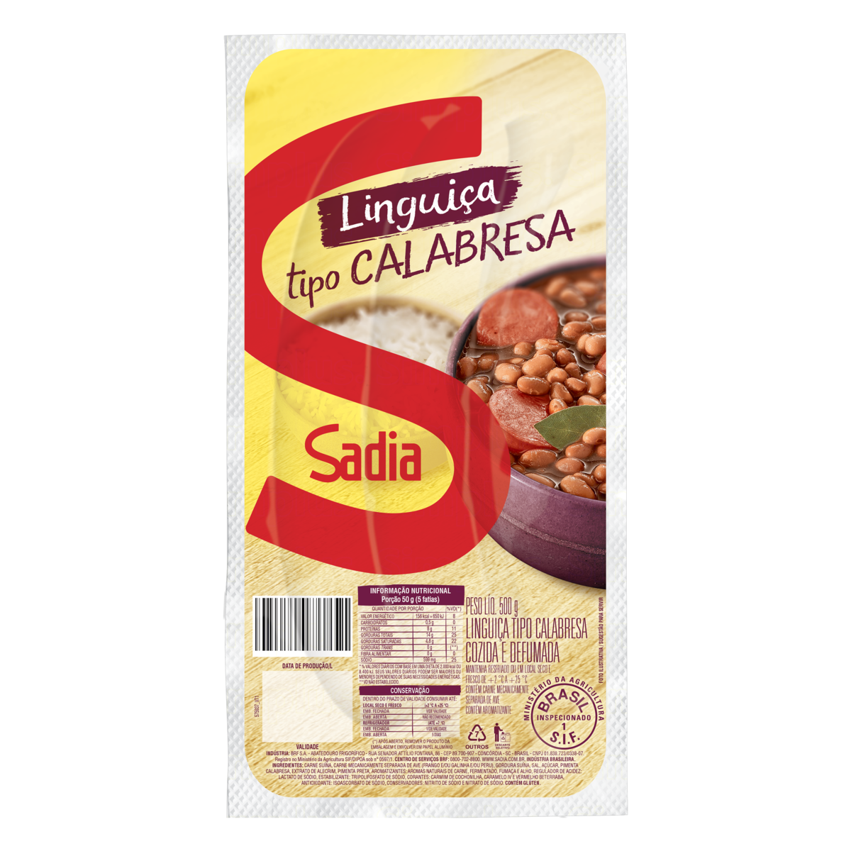 imagem de LING.SADIA.CALABRESA 400G