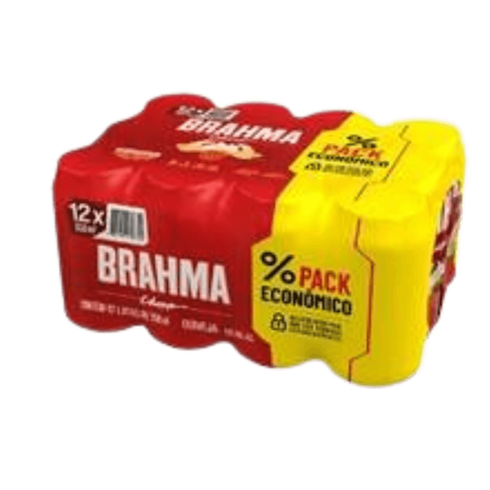 imagem de CERVEJA BRAHMA 350ML PACK C/12