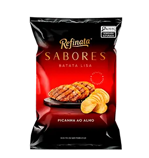 imagem de BATATA REFINATA 40G PICANHA  AO ALHO