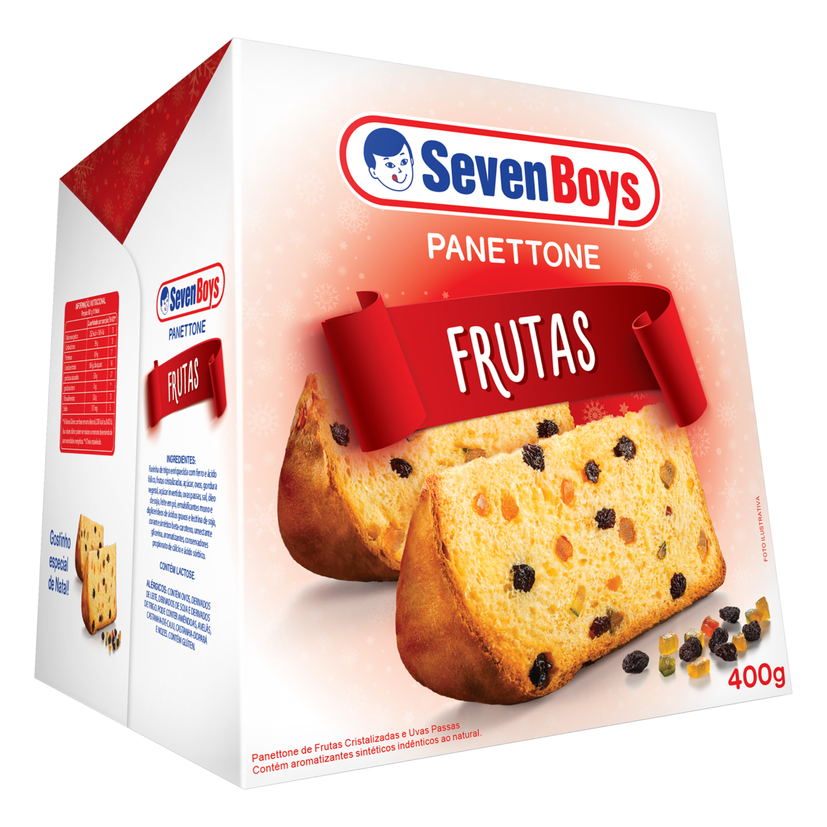 imagem de PANET.SEVENBOYS 400G FRUTAS