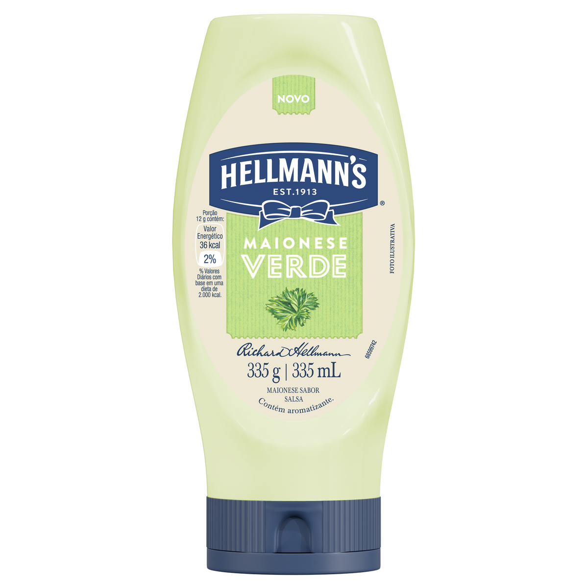 imagem de MAIONESE HELLMANNS 335G SQ.VERDE