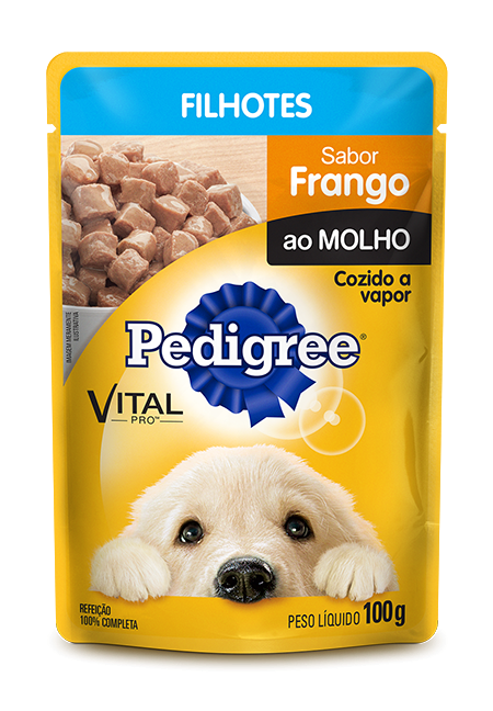 imagem de RACAO PEDIGREE FRANGO AO MOLHO 100G SC.