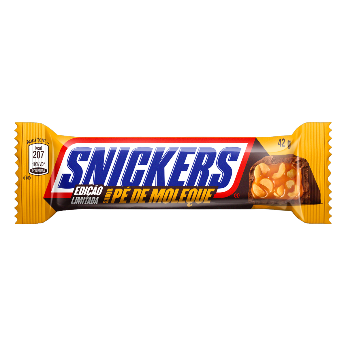 imagem de CHOCOLATE SNICKERS 42G PE  DE MOLEQUE