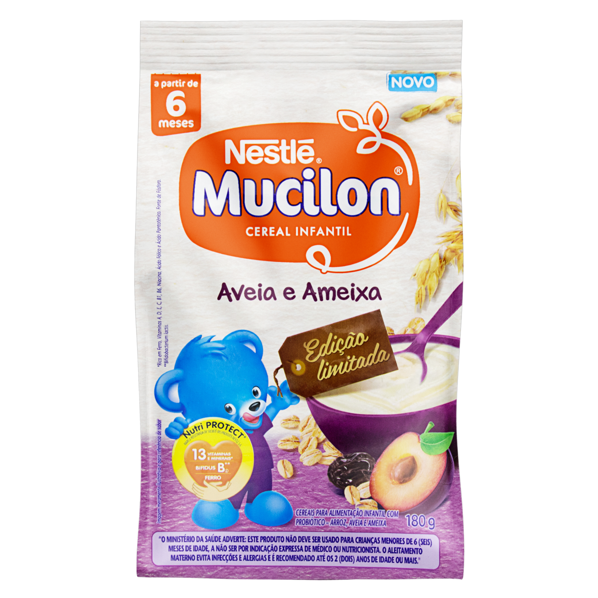 imagem de MUCILON SC AVEIA INT.AMEIXA 180G