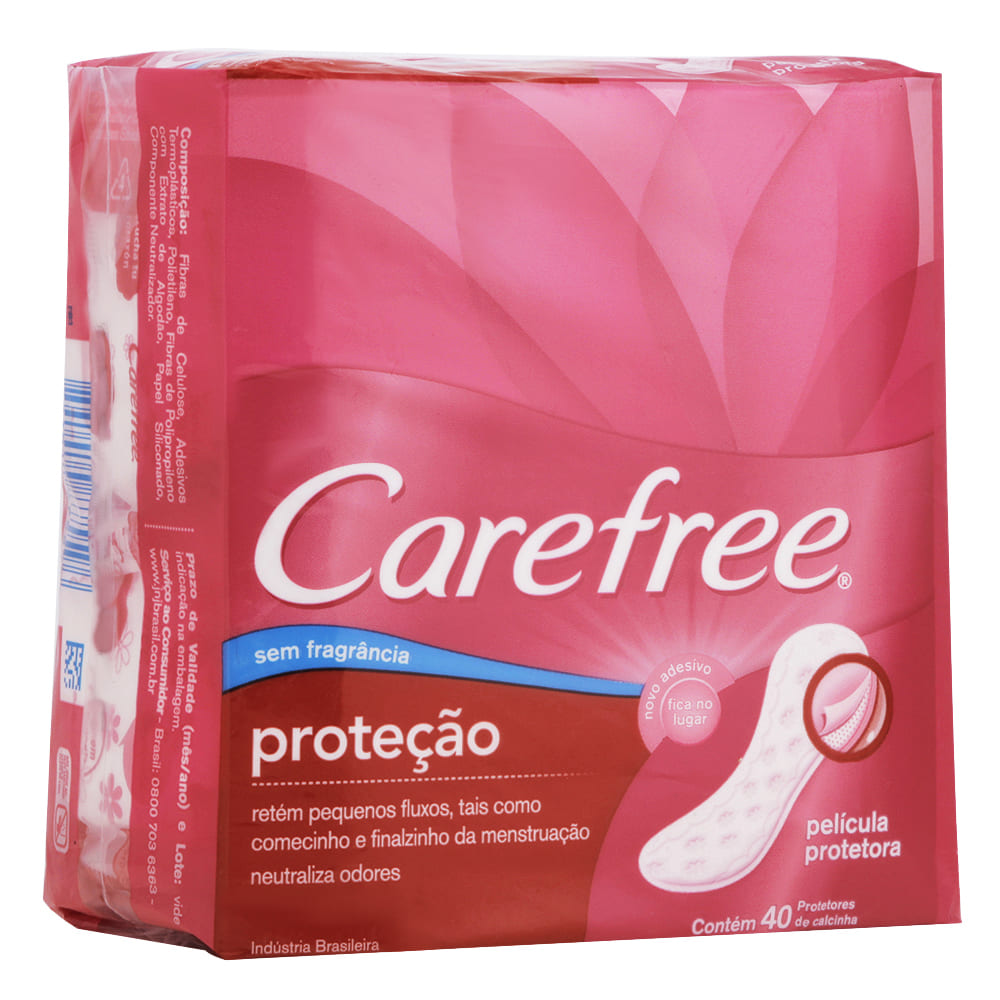 imagem de ABS.CAREFREE 40UN P.TOTAL S/PERFUME