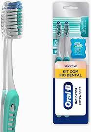 imagem de ESCOVA DENTAL ORAL B 2UN +FIO DENTAL