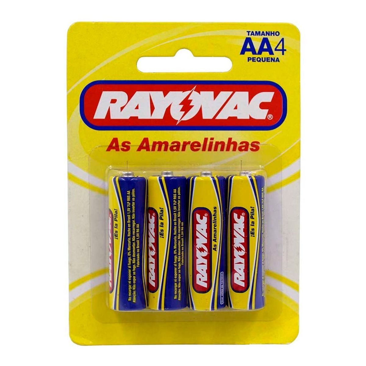 imagem de PILHA RAYOVAC AA C/4 SM