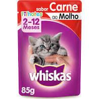 imagem de RACAO WHISKAS 85G SC.FIL.CARNE