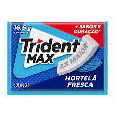 imagem de CHICLE TRIDENT 5S HORTELA 16,5G