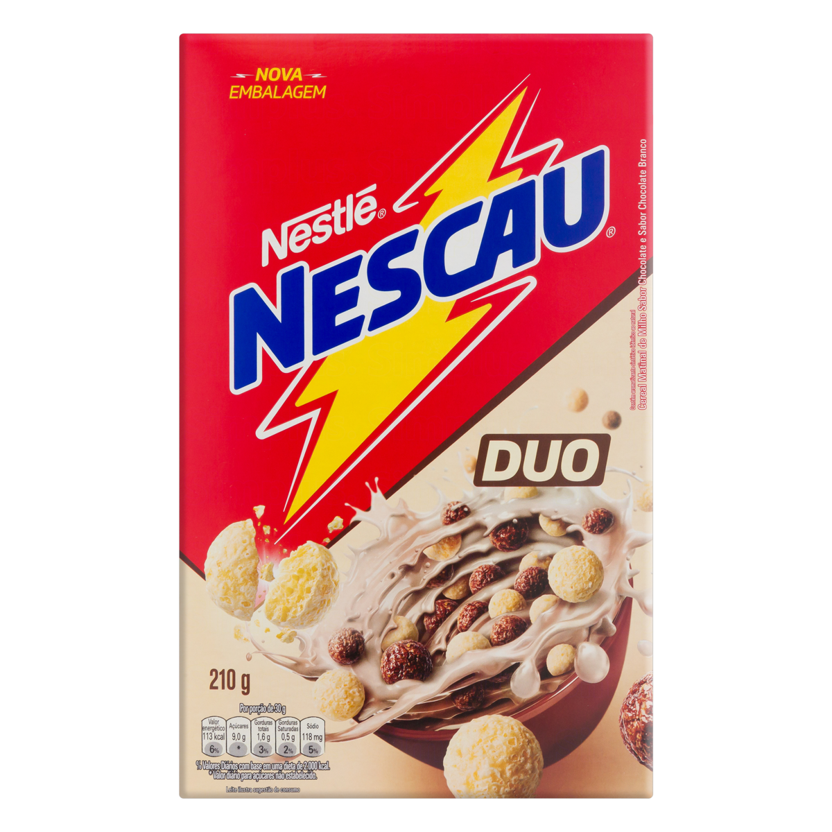 imagem de CEREAL NESTLE 210G NESCAU DUO