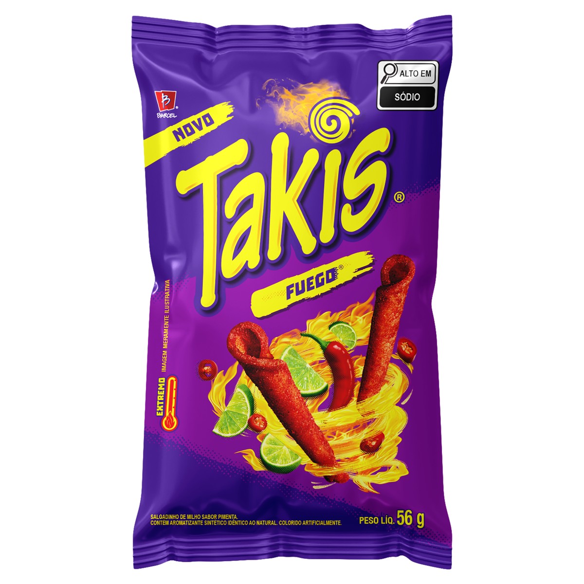 imagem de SALG.TAKIS FUEGO 56G