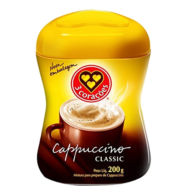 imagem de CAPPUCINO 3 CORACOES 200G CLAS.