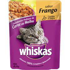 imagem de RACAO WHISKAS 85G SC.AD.FRANGO