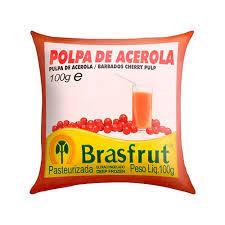 imagem de POLPA FRUTA BRASFRUT 100G ACEROLA