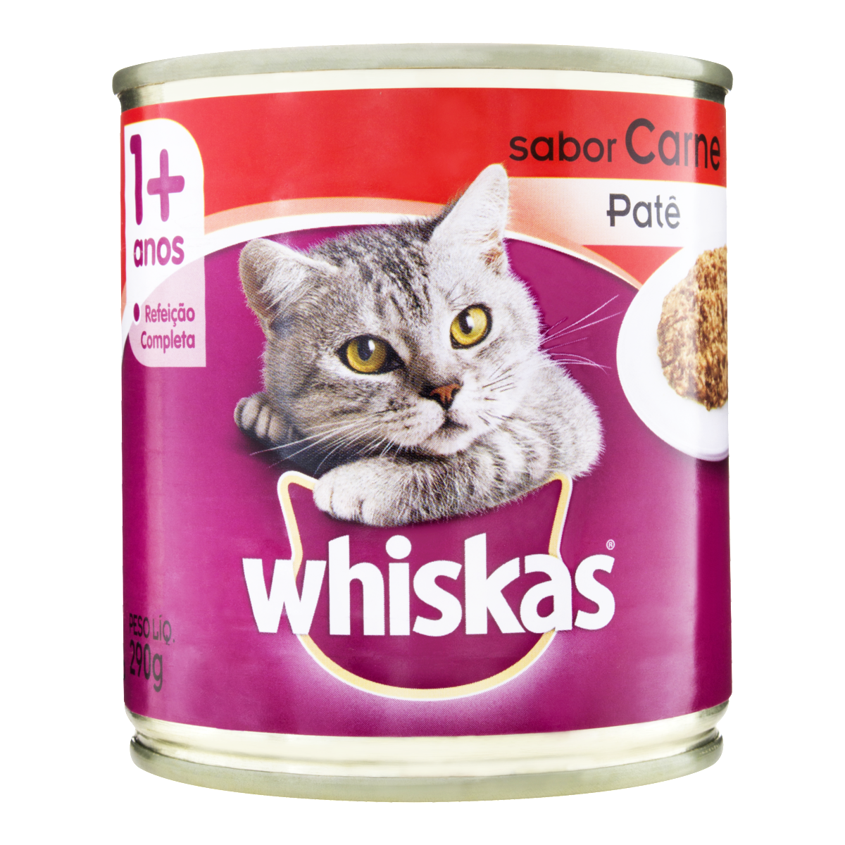 imagem de RACAO WHISKAS 290G LT.CARNE