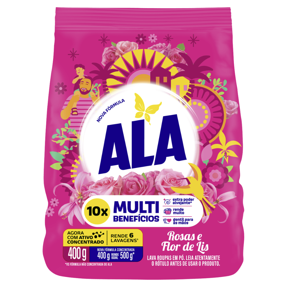 imagem de DET.PO ALA ROSAS E FLOR D.LIS 400G