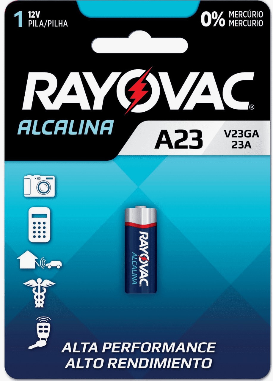 imagem de PILHA RAYOVAC ALCALINA  A23 12V UN
