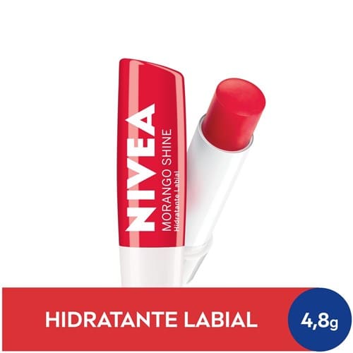 imagem de PROTETOR LABIAL NIVEA MORANGO FPS10 4,8G