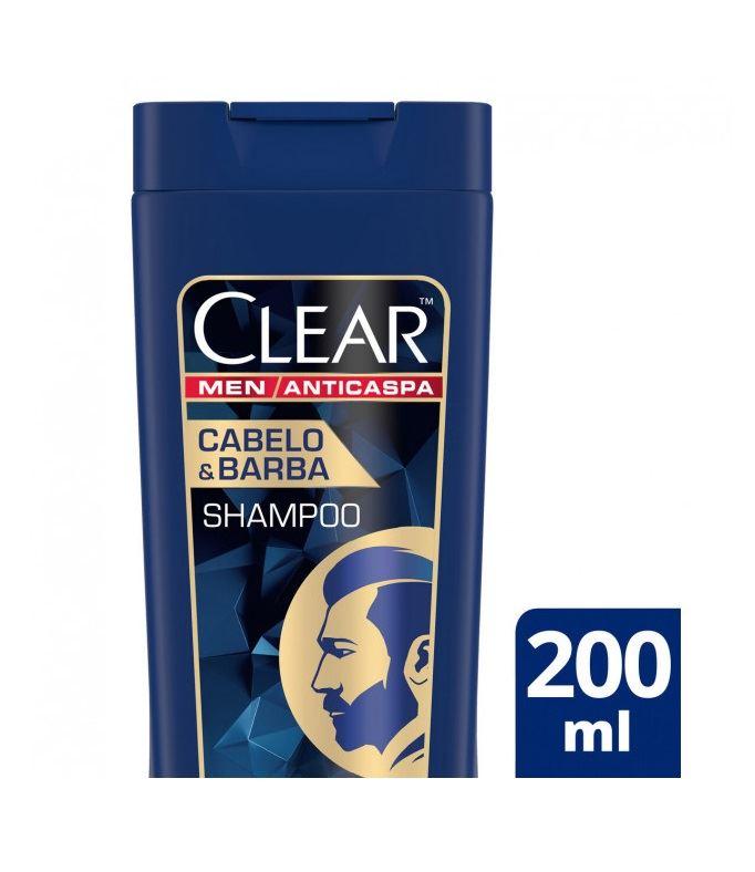 imagem de SHAMPOO ANTICASPA CLEAR MEN CABELO & BARBA 200ML