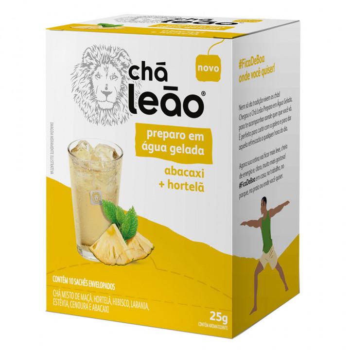 imagem de CHA LEAO GELADO 25G ABACAXI E HORTELA