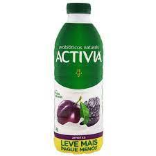 imagem de LEITE FERMENTADO ACTIVIA 800G AMEIXA DANONE GTS.50G