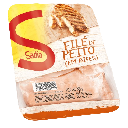 imagem de FILE PEITO FRGO.SADIA 800G EM BIFES
