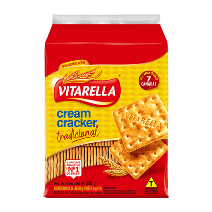 imagem de BISCOITO VITARELLA 350G TRADICIONAL CREAM CRACK AMANTEIGADO