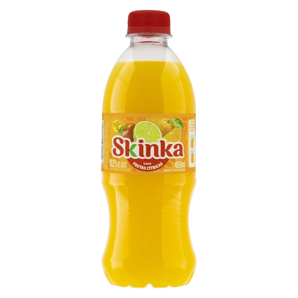 imagem de BEBIDA MISTA SKINKA FRUTAS CITRICAS 450ML