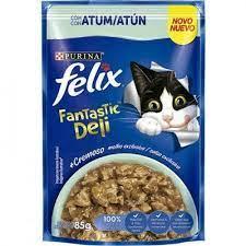 imagem de RACAO FELIX FAN.DELI 85G ATUM