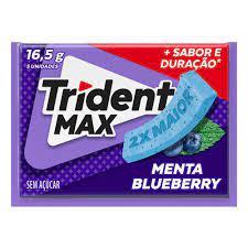 imagem de CHICLE TRIDENT  MENTA E BLUEBERRY 16,5G