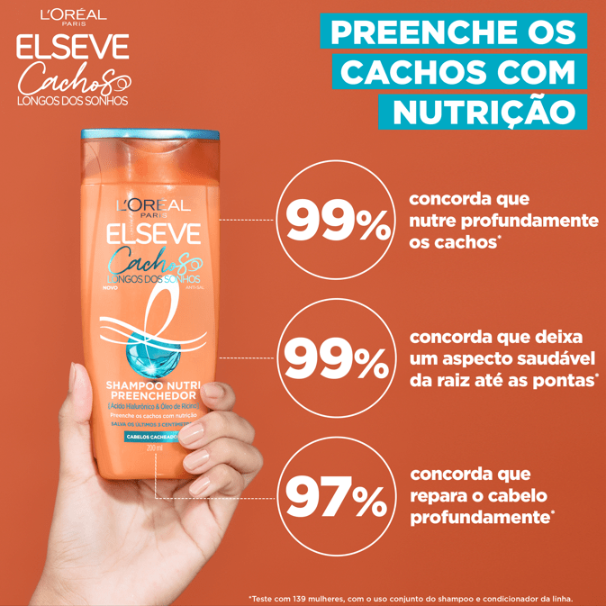 imagem de SH.ELSEVE 400ML CACHOS L.SONHOS