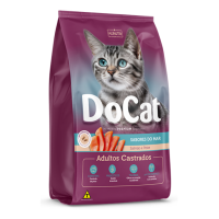 imagem de RACAO DOCAT PREMIUM 1KG SALMAO E PEIXE