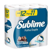 imagem de PAPEL HIG. SUBLIME FOLHA DUPLA 12UN 30M