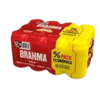 imagem de CERVEJA BRAHMA 350ML PACK C/12