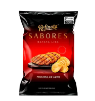 imagem de BATATA REFINATA 40G PICANHA  AO ALHO