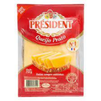 imagem de QUEIJO PRATO PRESIDENT 150G FATIADO