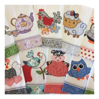 imagem de PANO COPA PATCHWORK 46CMX67CM SORT.