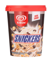 imagem de SORVETE 800ML KIBON SNICKERS