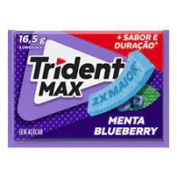 imagem de CHICLE TRIDENT  MENTA E BLUEBERRY 16,5G